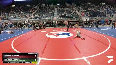 56 lbs 1st Place Match - Forest Wagner, Wyoming Underground Wrestling vs Michael Turner, Green River Grapplers Wrestling