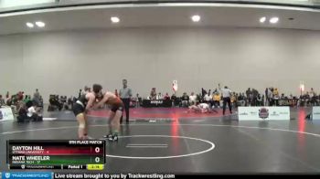 165 lbs Placement Matches (16 Team) - Dayton Hill, Ottawa University vs Nate Wheeler, Indiana Tech
