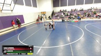 46 lbs Cons. Round 1 - Colt Steers, Roy Wrestling Club vs Jax Gibson, JWC