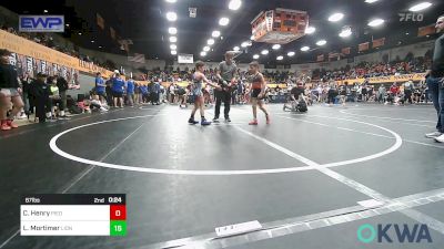 100 lbs Round Of 16 - Connor Hobart, Carl Albert vs Jackson Anderson, Saints Youth Wrestling Club