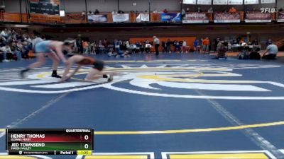 113 lbs Quarterfinal - Jed Townsend, Marsh Valley vs Henry Thomas, Glenns Ferry