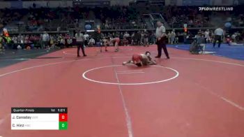 93 lbs Quarterfinal - Jacob Canaday, Eierman Elite vs Cooper Hinz, Kwc