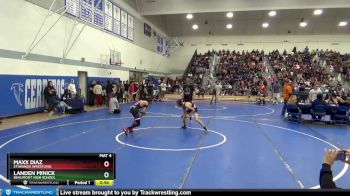 113 lbs Cons. Round 1 - Landen Minick, Beaumont High School vs Maxx Diaz, Etiwanda Wrestling