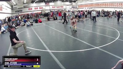 92 lbs Quarterfinal - Taylor Hunt, Nebraska Boyz vs Kael Stusse, Battle Creek Braves Elite