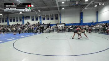 138 lbs Quarterfinal - Elena Thomas, Carver vs Julia DeCosta, Nashoba