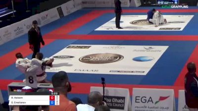 Rida Haisam vs Georgii Emelianov 2018 Abu Dhabi World Professional Jiu-Jitsu Championship