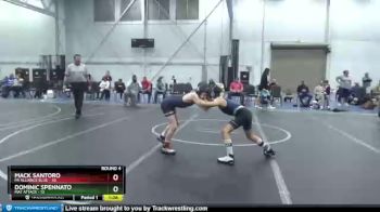 88 lbs Round 4 (8 Team) - Dominic Spennato, Mat Attack vs Mack Santoro, PA Alliance Blue