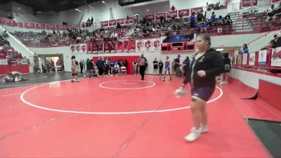 JH 110 lbs Semifinal - Juliette Abolhosn, DEER CREEK JH vs Charlie Turner, Stillwater JH