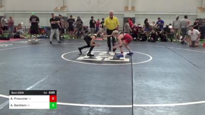 90-S lbs Round Of 32 - Asher Procunier, MI vs Aj Bechlem, OH
