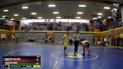 138 lbs Champ. Round 1 - Tristen Kirk, Skyline vs Sawyer Palmer, Cyprus