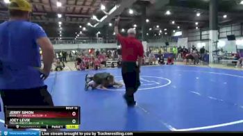 120 lbs Round 5 (6 Team) - Joey Levix, TROJAN WRESTLING CLUB vs Jerry Simon, RIVER CITY WRESTLING CLUB