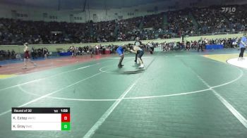 161 lbs Round Of 32 - Kegan Estep, Watonga vs Kyler Gray, Saint's Wrestling Club