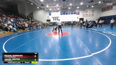 165 lbs Quarterfinal - Samuel Skelton, Thermopolis vs Michael Rodriguez, Cheyenne Central