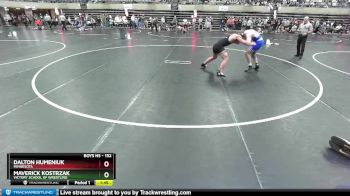 152 lbs Quarterfinal - Maverick Kostrzak, Victory School Of Wrestling vs Dalton Humeniuk, Minnesota