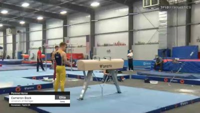 Cameron Bock - Pommel Horse, University of Michigan - 2021 April Men's Senior National Team Camp