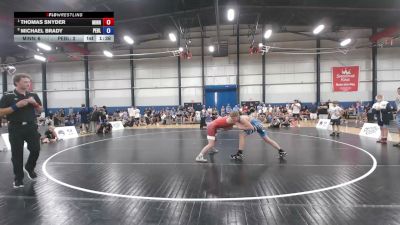 155 lbs Thomas Snyder, Minnesota vs Michael Brady, Pennsylvania Blue