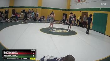 126/HS girls 120 Round 2 - Dayton Daniel, Pelion Youth Wrestling vs Brynna Keys, Kc Elite Training Center