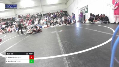 96-100 lbs Rr Rnd 3 - Jacob Wassenberg, Sallisaw Takedown Club vs Kyran Anderson, Fort Gibson Youth Wrestling