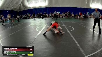 105 lbs Round 4 - Derek Dotavio, GlenOak vs Nolan Hoffman, Bellevue Elite