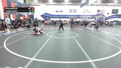 132 lbs Cons. Round 5 - Aidan Mueller, Corona vs Kasen Thach, Eleanor Roosevelt