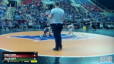 113 lbs Semis & 1st Wb (8 Team) - Gabe Flores, E4-Grand Forks Central vs Nolan Mack, E2-Fargo Davies