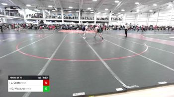 195 lbs Round Of 16 - Leary Costa, Rockland vs Dominic Mazzuca, Minnechaug
