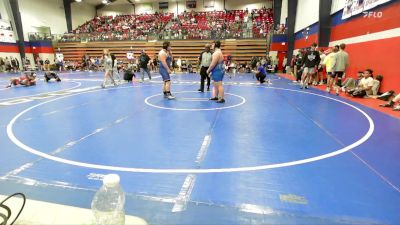 285 lbs Consi Of 4 - Kevin Long, Berryhill High School vs Nathan McCarter, Pryor Tigers Wrestling