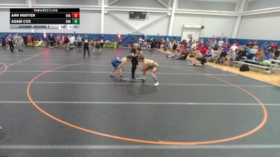 165 lbs Champ. Round 1 - Adam Cox, Unattached vs Anh Nguyen, Unattached