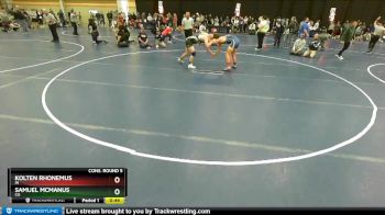 145 lbs Cons. Round 5 - Samuel McManus, CO vs Kolten Rhonemus, IN