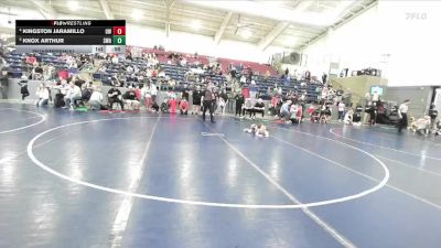 43 lbs Quarterfinal - Knox Arthur, Sanderson Wrestling Academy vs Kingston Jaramillo, Uintah Wrestling