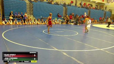 106 lbs Semis (4 Team) - Jose Cordero, Cleveland vs Elias Steely, Huntsville