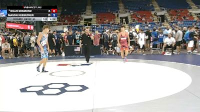 113 lbs Champ. Rd Of 64 - Noah Desmond, Florida vs Mason Keesecker, Pennsylvania