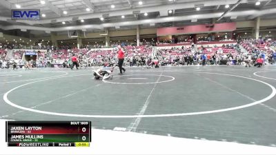 67 lbs Semifinal - Jaxen Layton, Brawlers vs James Mullins, Council Grove