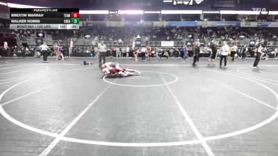 155 lbs Consi Of 4 - Brextin Marrah, Team Central WC vs Walker Hobbs, Cheatham County WC
