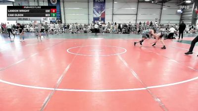 119 lbs Rr Rnd 1 - Landon Wright, Gentile Trained vs Cam Olson, Micky's Maniacs Blue