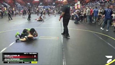 66 lbs Cons. Round 3 - Devin Luther Jr, Waterford WC vs Avian Dickinson, Peer Pressure Elite Wrestling