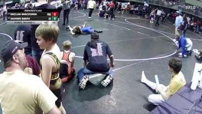 85 lbs Cons. Round 4 - JauVier Smith, Sherman Challengers vs Declan Wieczorek, Pioneer Wrestling Club