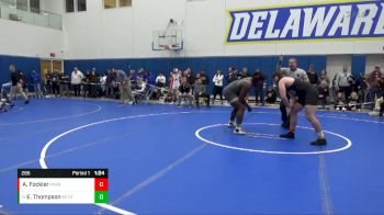 285 lbs Champ. Round 3 - Elijah Thompson, Bethlehem Catholic vs Aidan Fockler, Perry (Massillon)