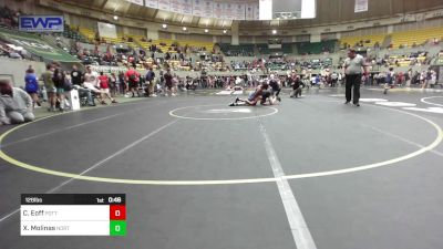 126 lbs Round Of 16 - Connor Eoff, Pottsville Apache Youth Wrestling vs Xzavier Molinas, North DeSoto Wrestling Academy