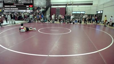 100 lbs Champ. Round 1 - Smara Addow, Wayzata Wrestling Club vs Fianna McNamee, Rosemount Irish Wrestling