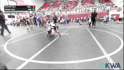 58 lbs Round Of 16 - Kashen Bell, Division Bell Wrestling vs Grady Holt, Ponca City Wildcat Wrestling