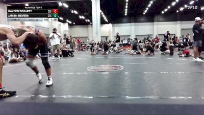 144 lbs Round 2 (6 Team) - Kayden Fogarty, C2X Academy vs James Sievers, Circle Training Center