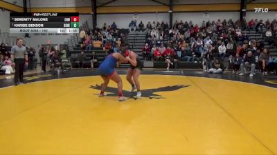 190 lbs Semifinal - Karise Benson, Dubuque Hempstead vs Serenity Malone, Cedar Rapids Washington