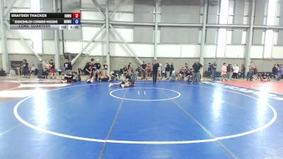 144 lbs Cons. Quarters - Brayden Thacker, Reality Sports Wrestling Club vs Eddieshiloh Cormier-Higgins, Mat Demon Wrestling Club