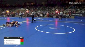 67 lbs Prelims - Joseph Whitford V, Rare Breed Academy vs Cale Richardson, Okwa