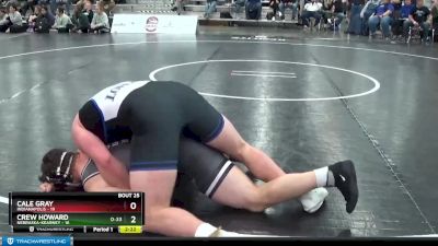 285 lbs Placement Matches (16 Team) - Crew Howard, Nebraska-Kearney vs Cale Gray, Indianapolis