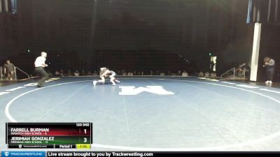 120 (HS) Finals (2 Team) - Jerimiah Gonzalez, Meridian High School vs Farrell Burman, Wasatch High School