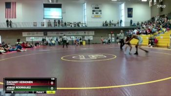 138 lbs Semifinal - Zachary Keinonen, Newberg vs Jorge Rodriguez, Century