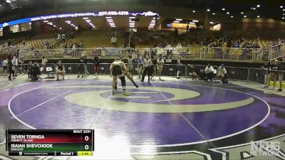 2A 195 lbs Cons. Round 3 - Seven Tornga, Merritt Island vs Isaiah Shevchook, Oakleaf