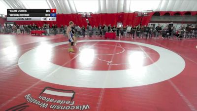 150 lbs Cons. Semi - Evan Curtis, Dubuque Wrestling Club vs Breck Ritchie, Team Nazar Training Center